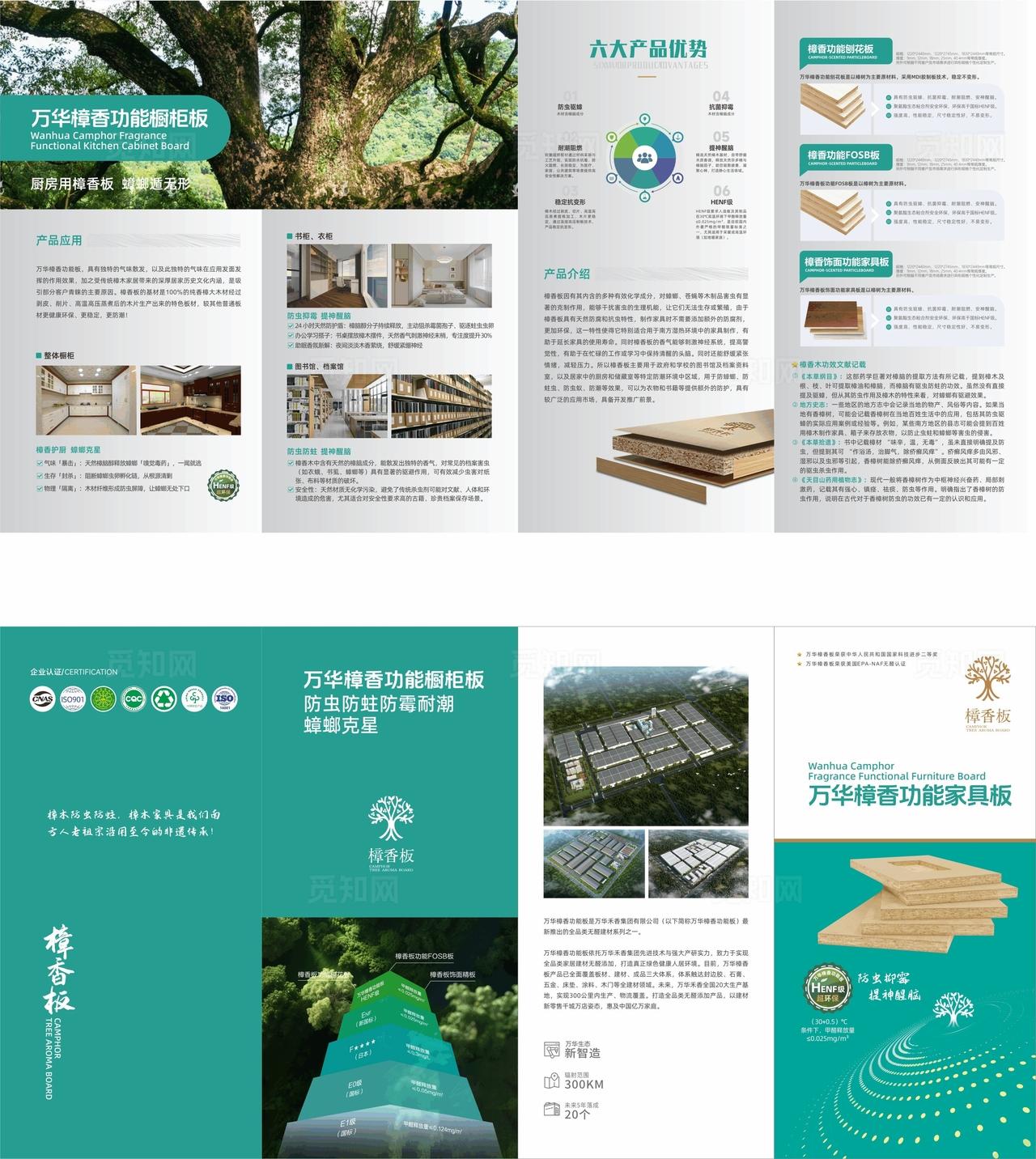 产品介绍 四折页 板材简介图片