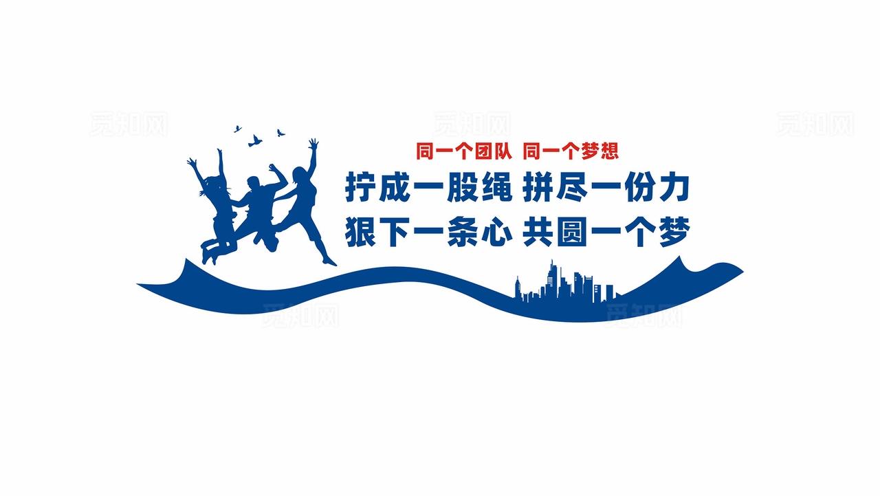 企业团队文化墙宣传标语