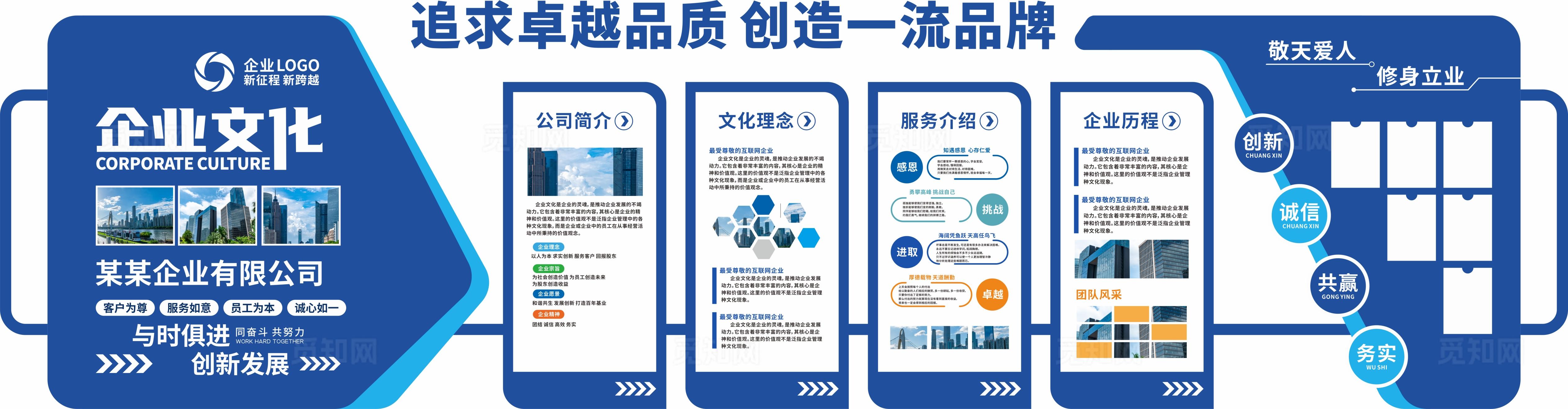 企业文化墙设计