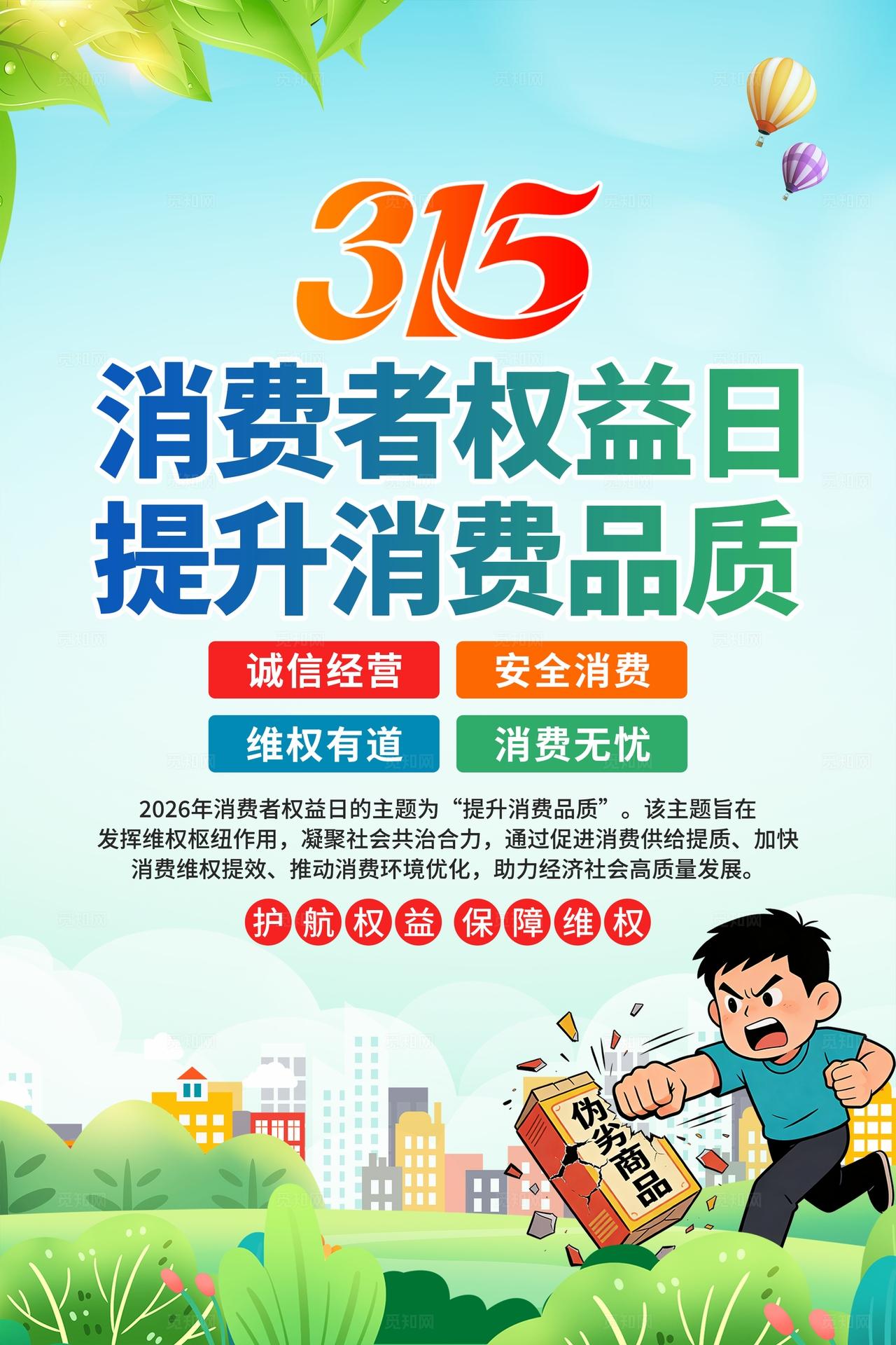 2026年消费者权益日海报