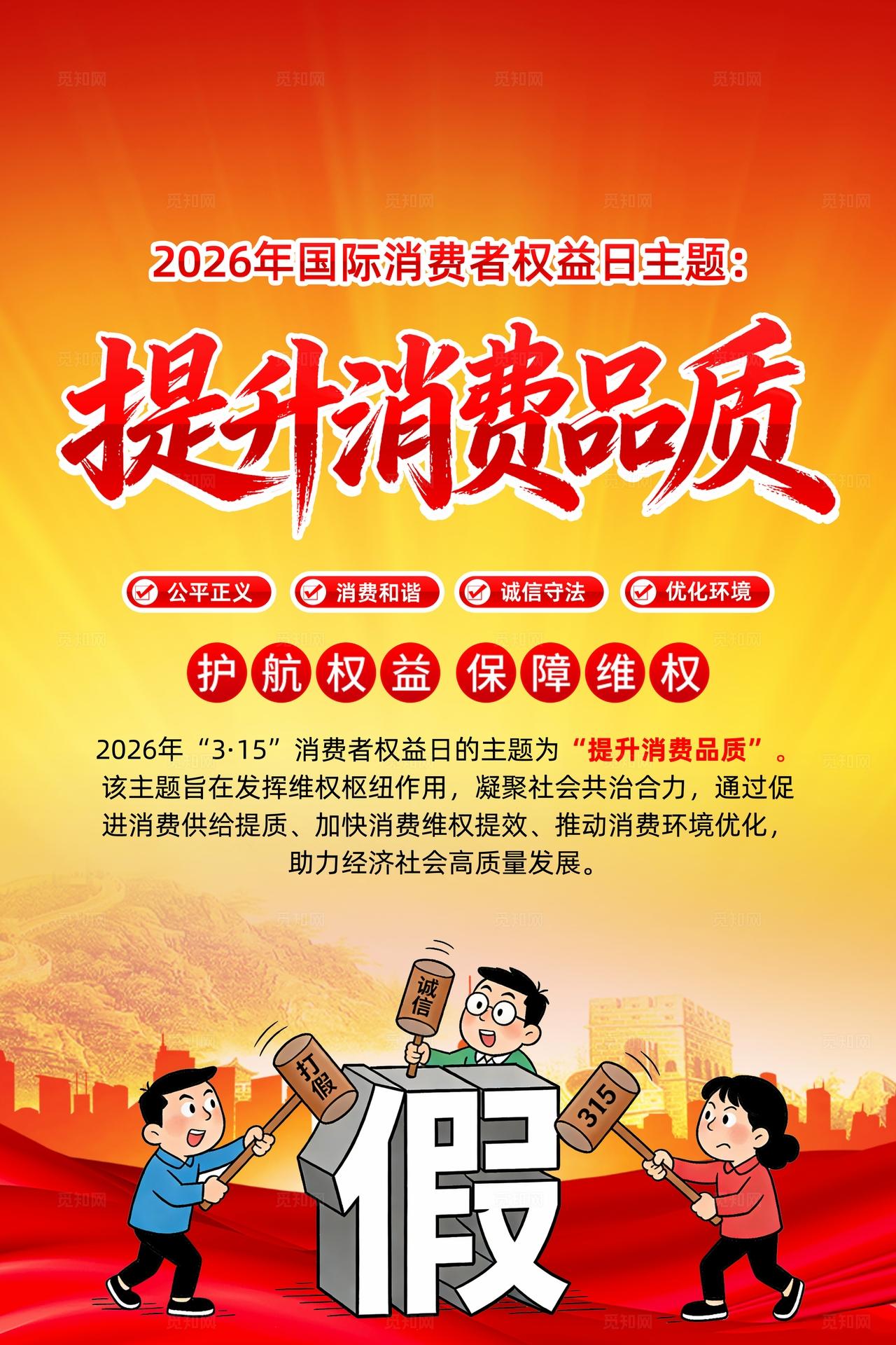 2026年315国际消费者权益日宣传海报