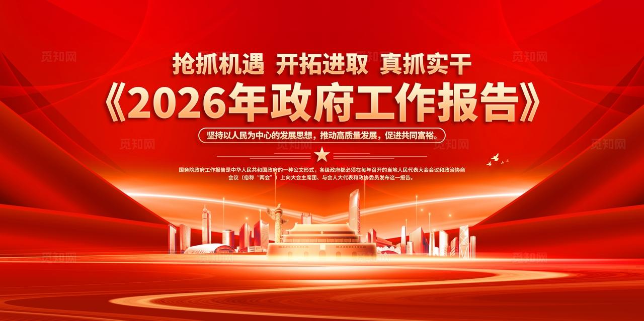 2026年两会工作报告宣传栏