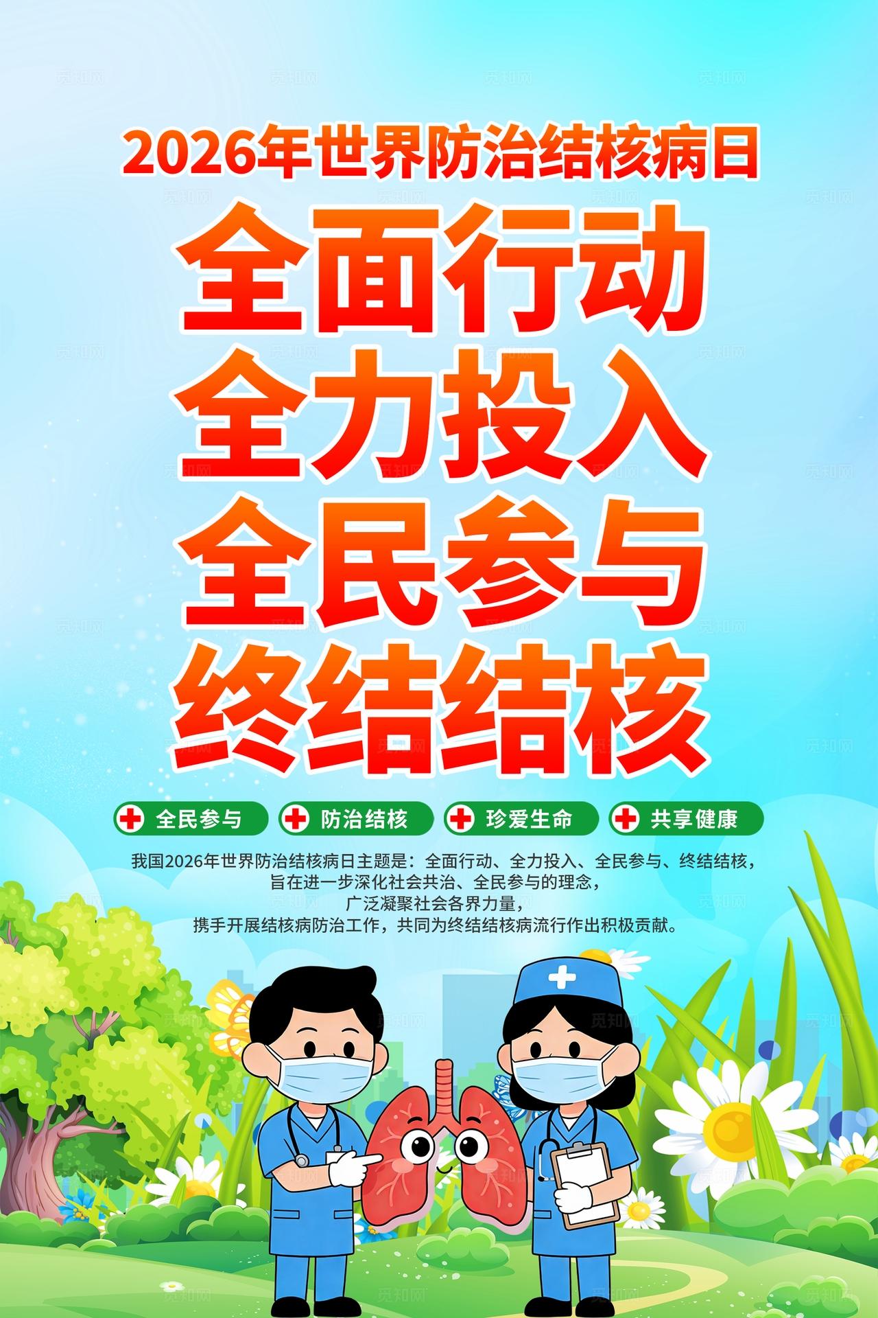 2026年世界防治结核病日展板