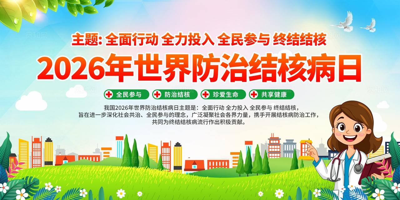 2026年世界防治结核病日展板