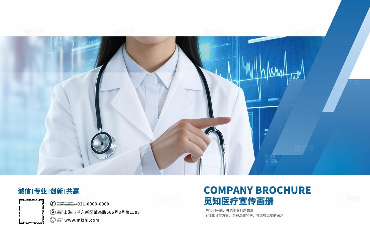 医疗医院画册封面