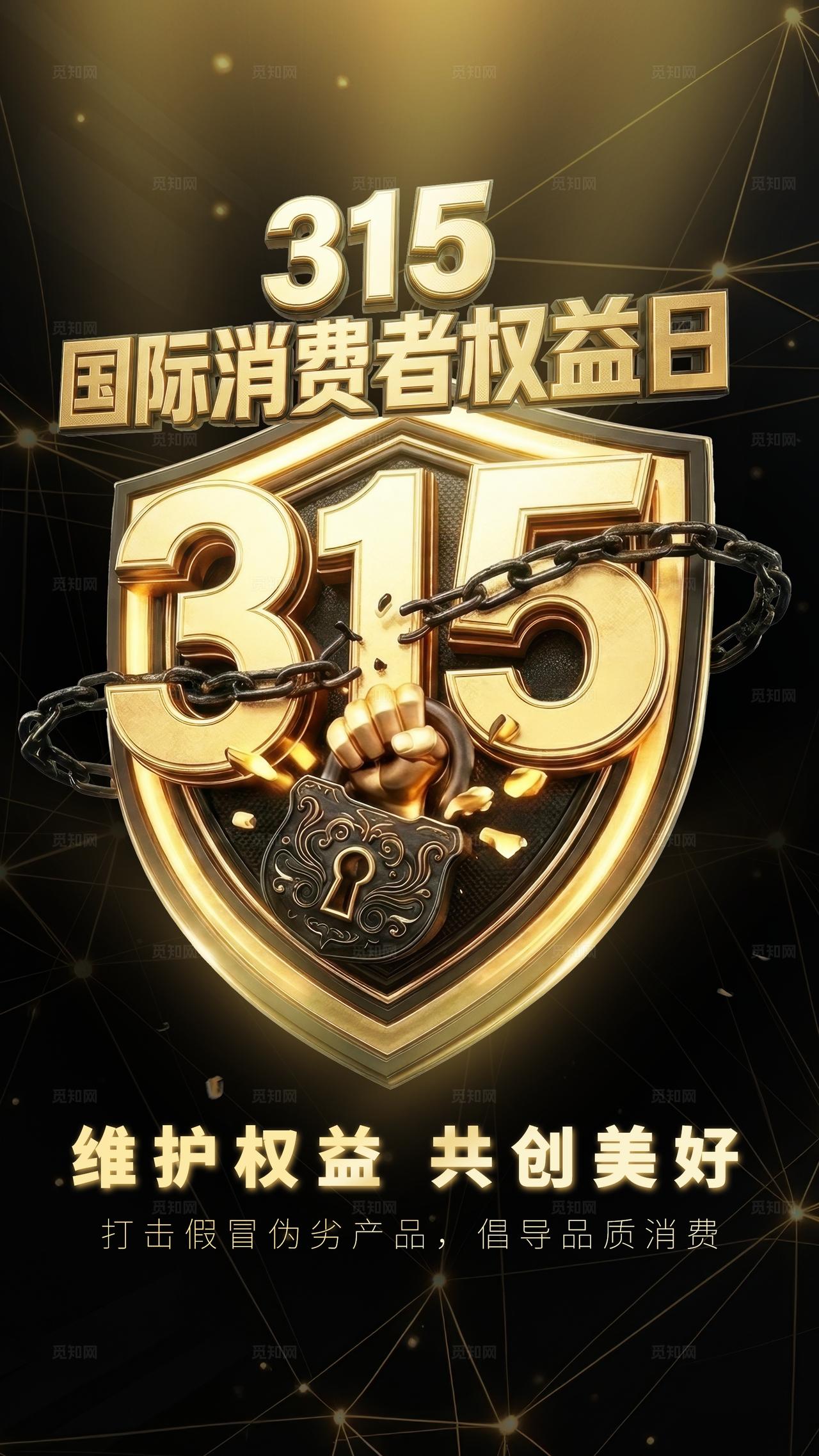 315国际消费者权益日宣传海报