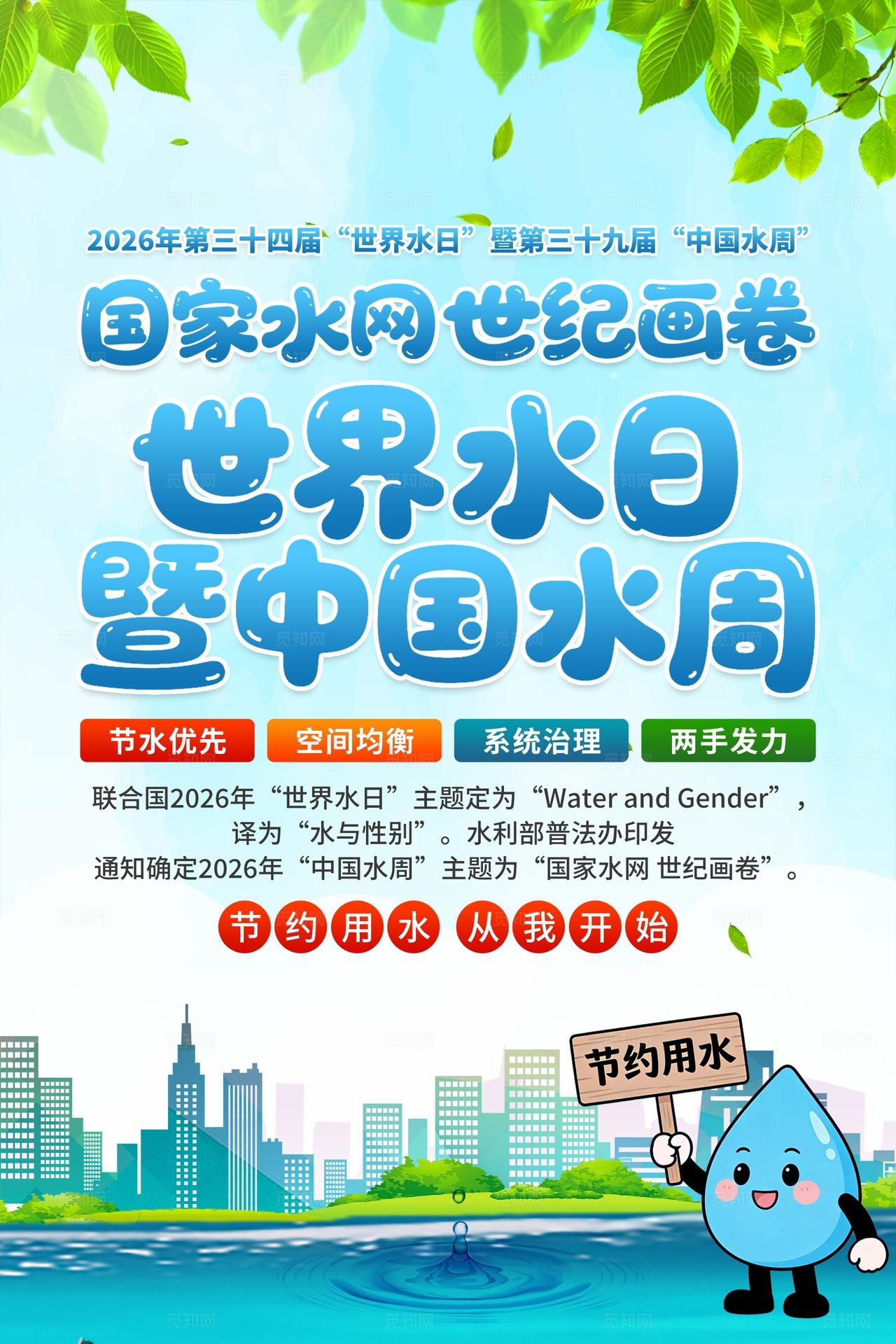 2026年中国水周海报