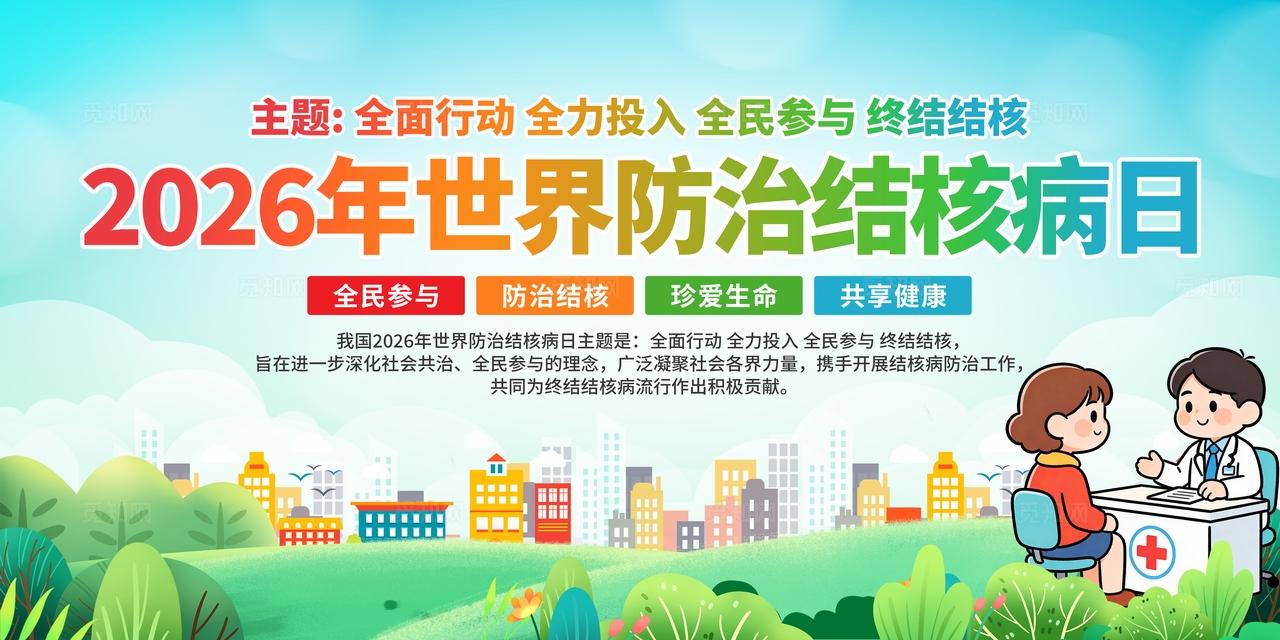 2026年世界防治结核病日展板