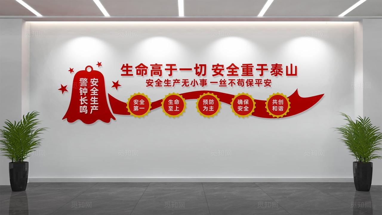 安全生产标语文化墙