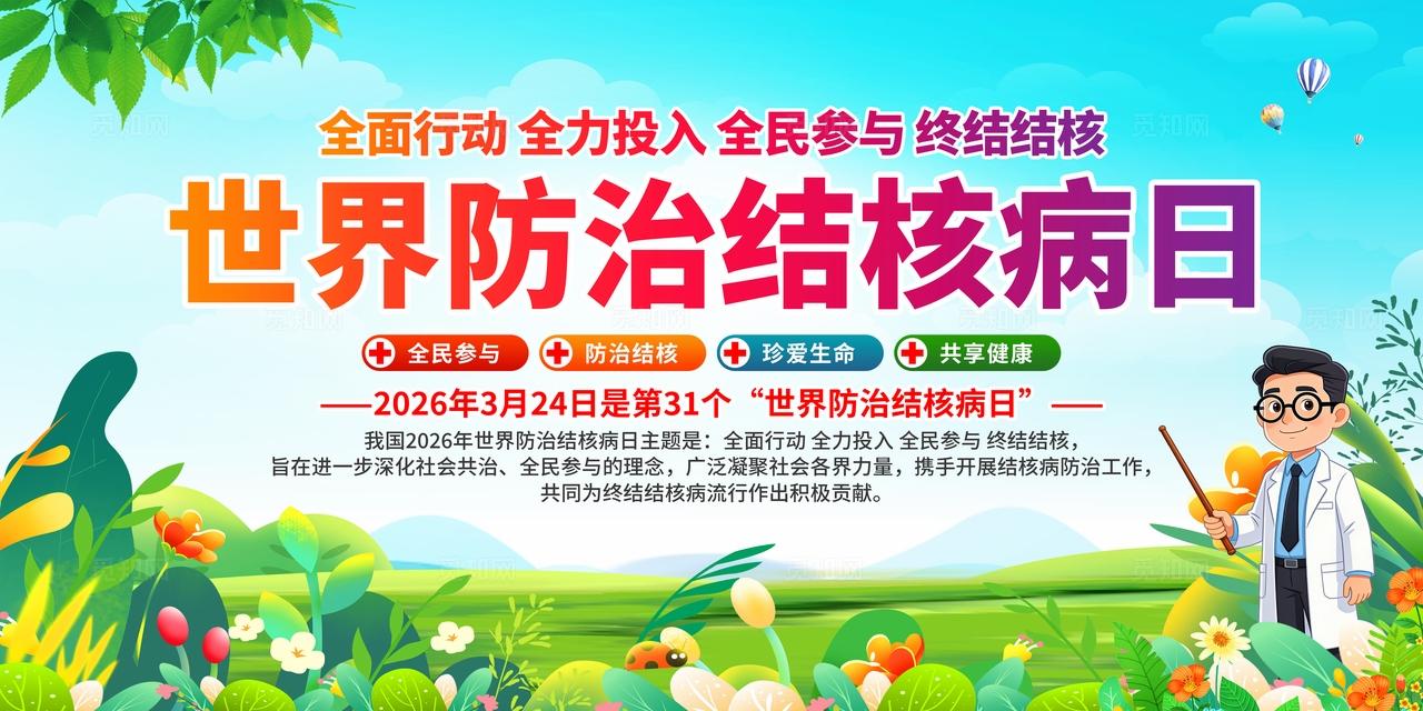 2026年世界防治结核病日展板