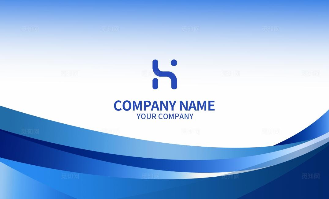 蓝色建筑施工工程装潢装修个人通用名片