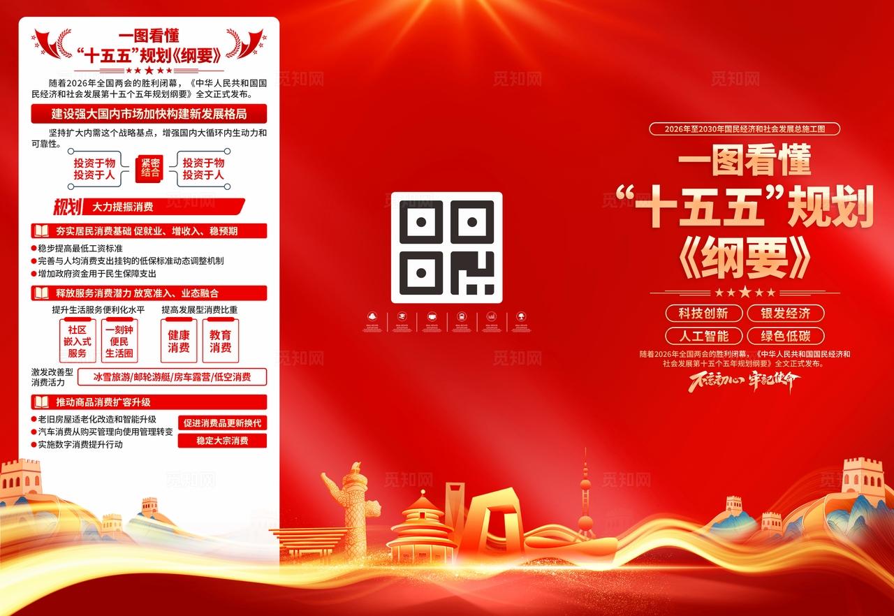 十五五规划纲要三折页