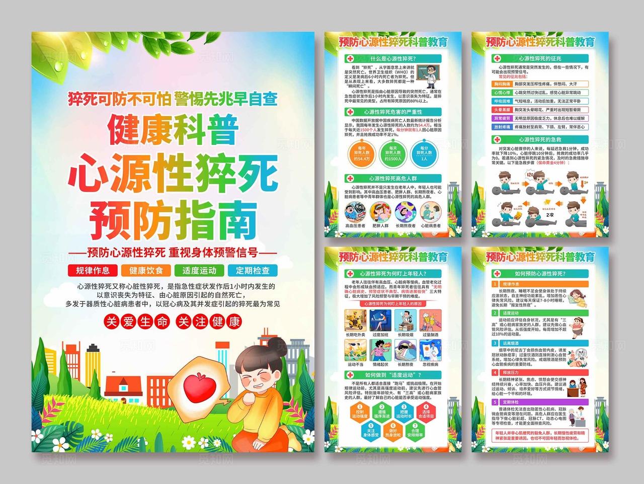 预防心源性猝死海报