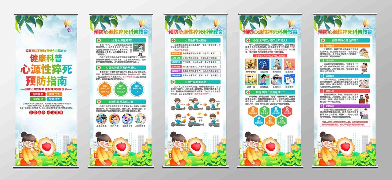 预防心源性猝死易拉宝