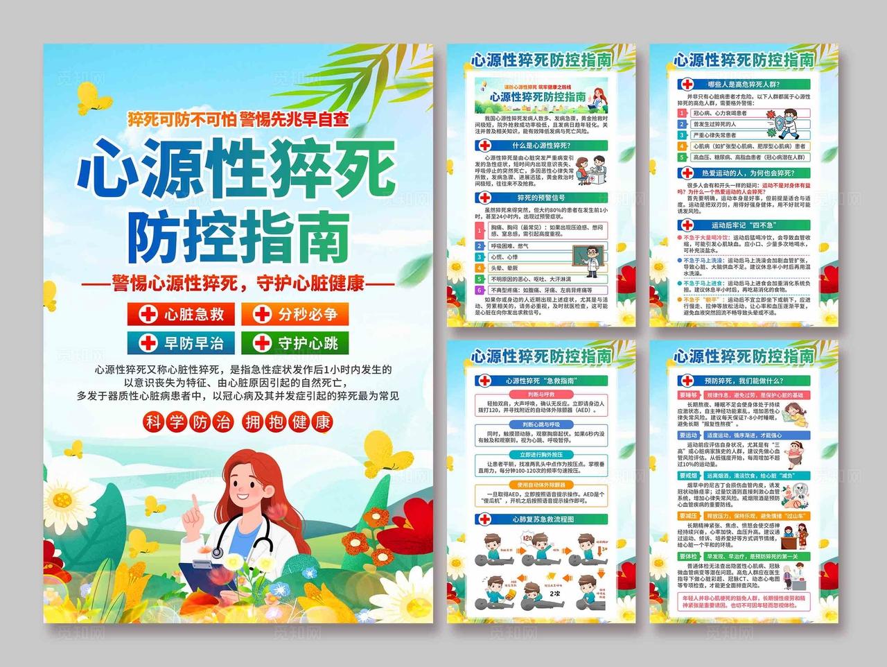 预防心源性猝死海报