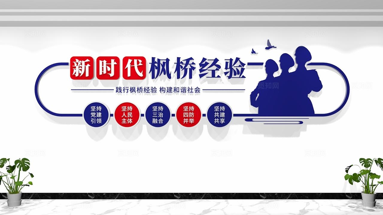 新时代枫桥经验公安警营派出所文化墙
