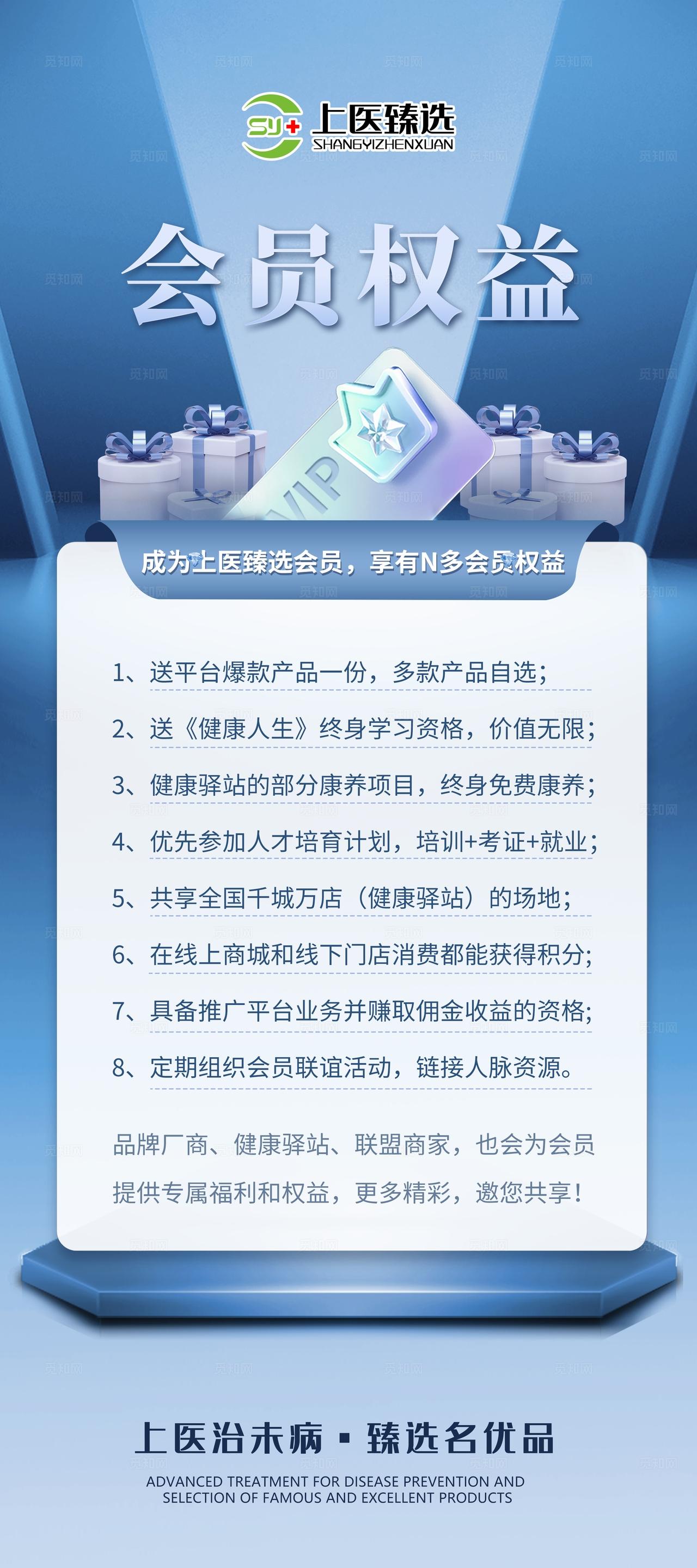 会员权益企业介绍易拉宝展架