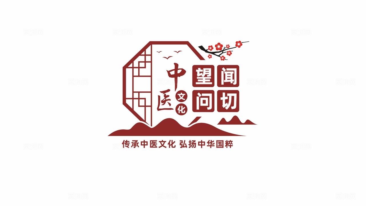 中医文化墙形象墙望闻问切文化墙