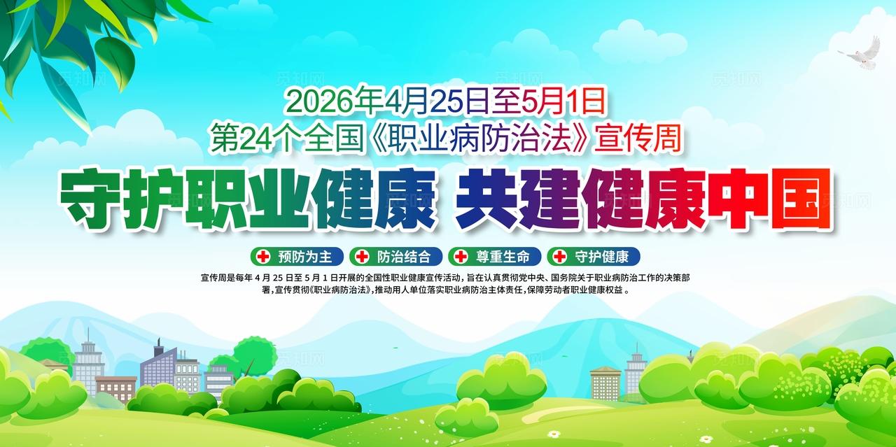 2026年全国职业病防治法宣传周活动展板