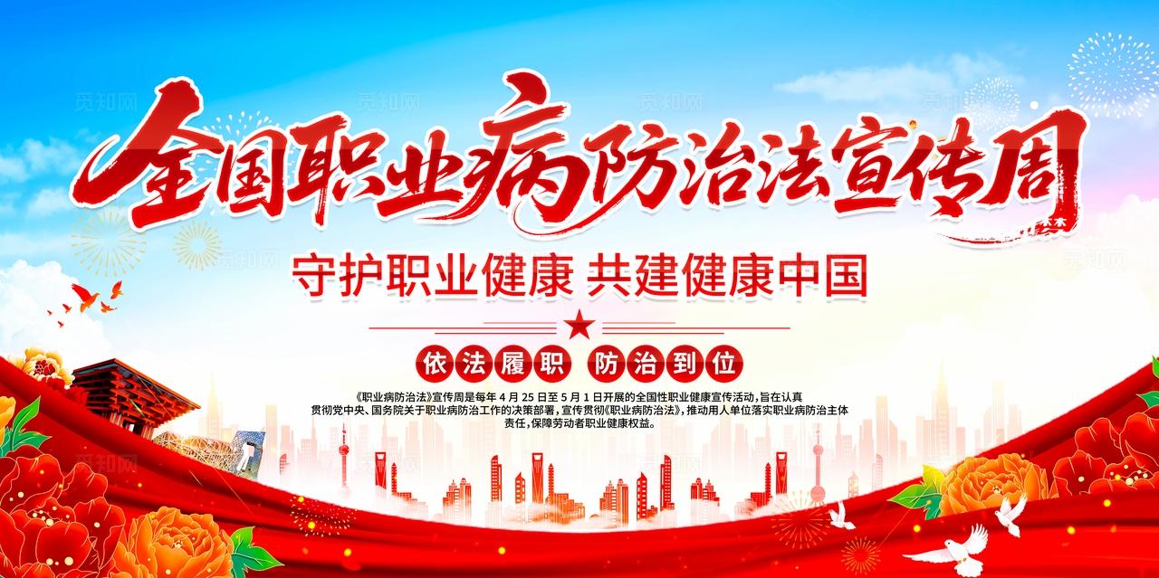 2026年职业病防治法宣传周活动主题展板
