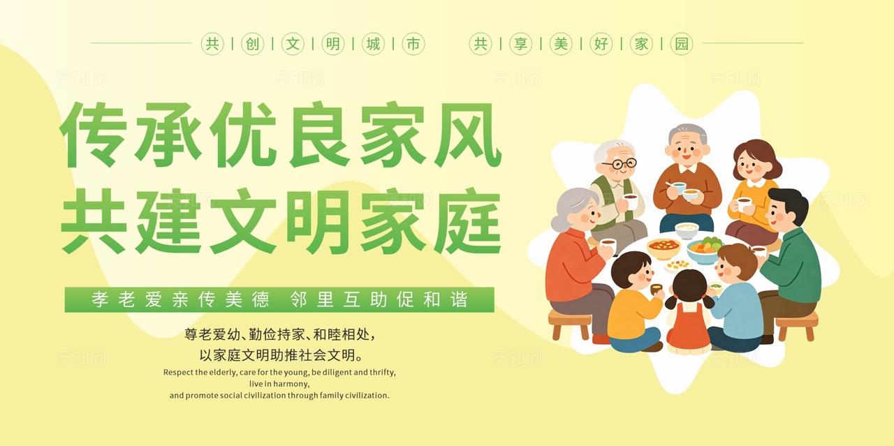 创建文明城市社区绿色文明海报宣传栏