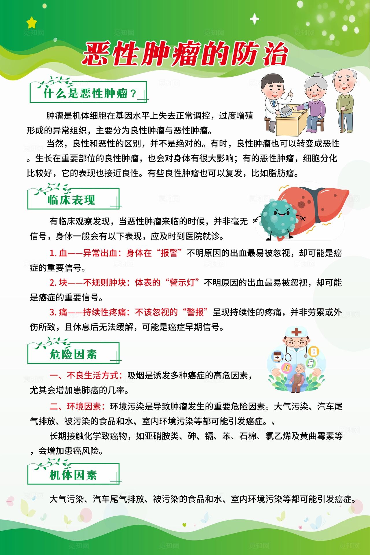 绿色简约风老年人慢性病预防科普宣传套图海报设计中老年慢性病