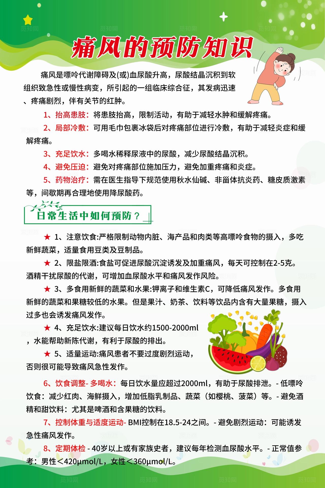 绿色简约风老年人慢性病预防科普宣传套图海报设计中老年慢性病