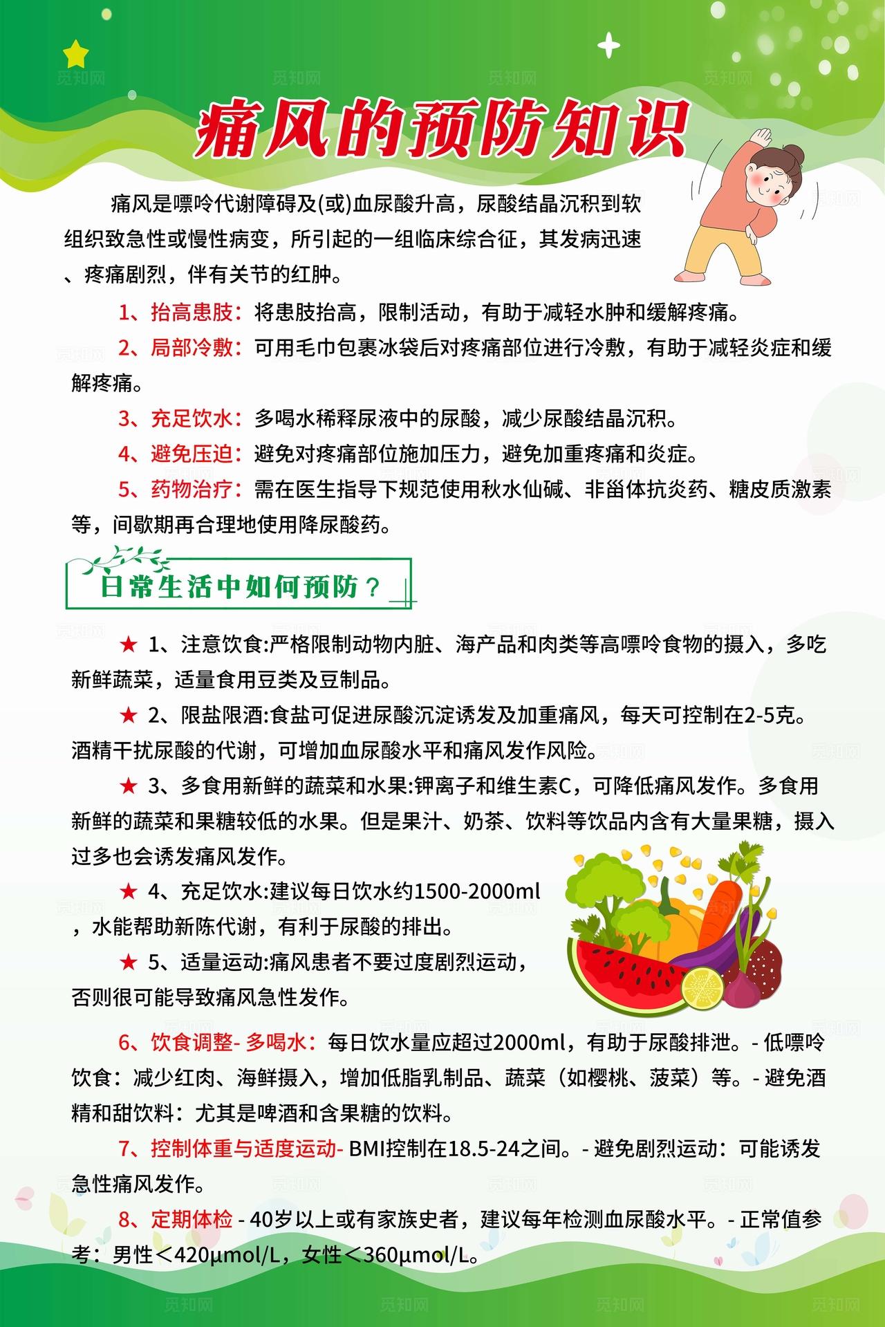 绿色简约风老年人慢性病预防科普宣传套图海报设计中老年慢性病