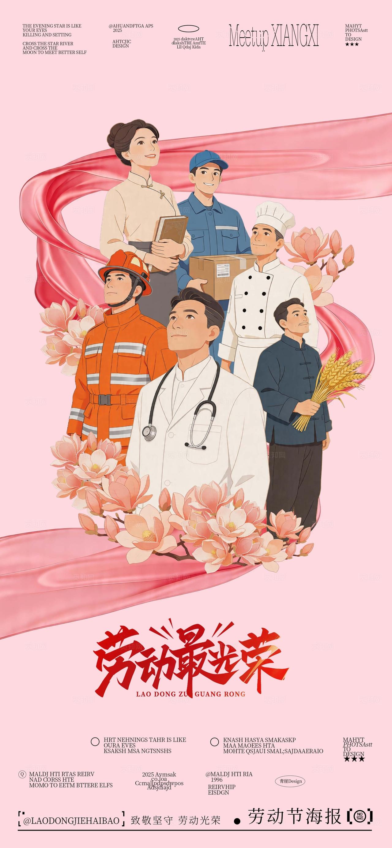 五一51劳动节海报