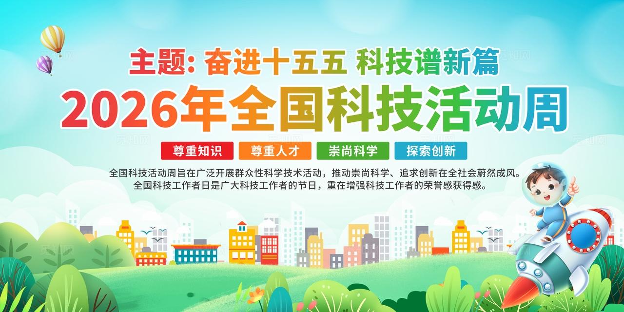 2026年全国科技周展板全国科技活动周