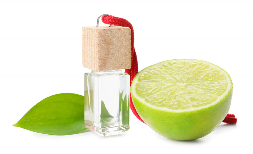 柑橘清新剂香水白色底化妆品