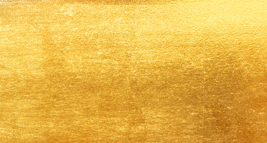 金色黄金的金箔纹理背景