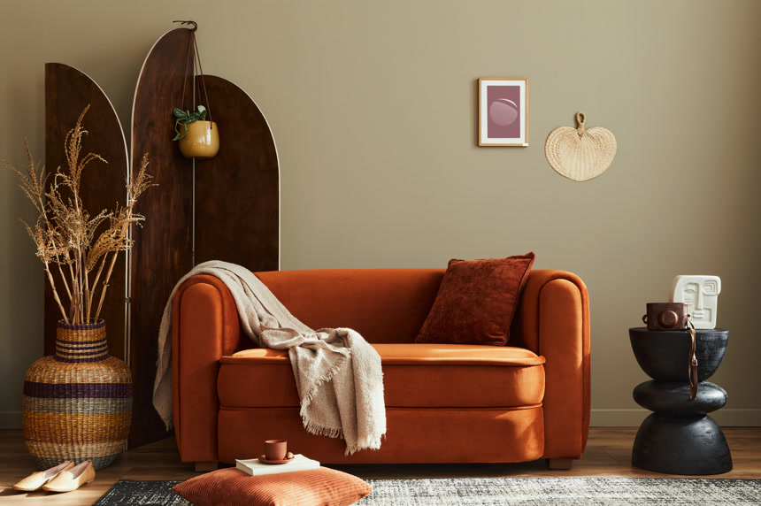 民族风格的复古客厅案例图室内设计