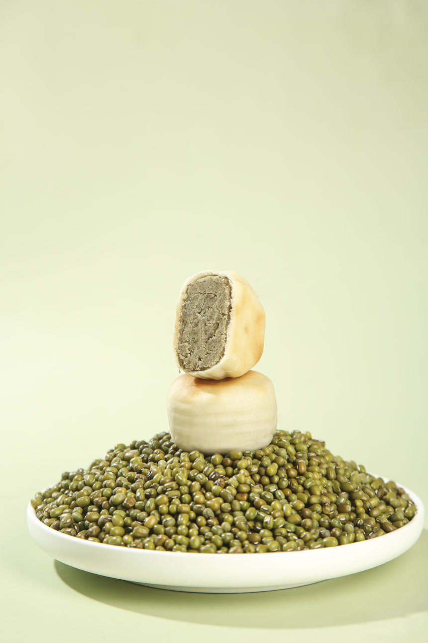 冰皮绿豆饼