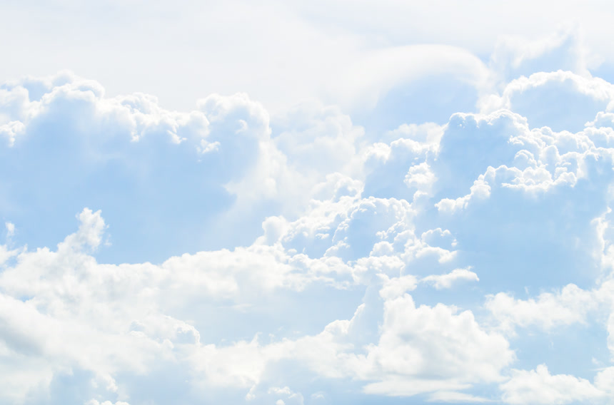 蓝天白云材质纹理背景底纹