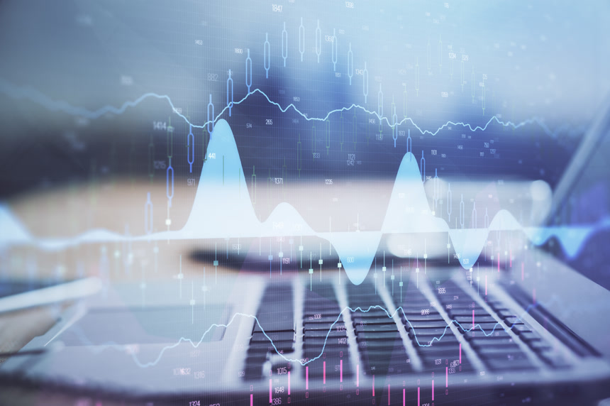 商务金融经济笔记本电脑数据信