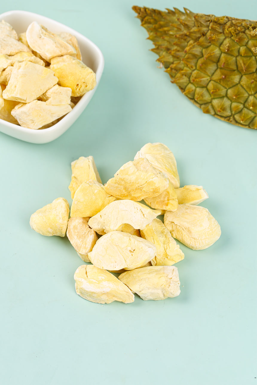 浅底上的冻干榴莲