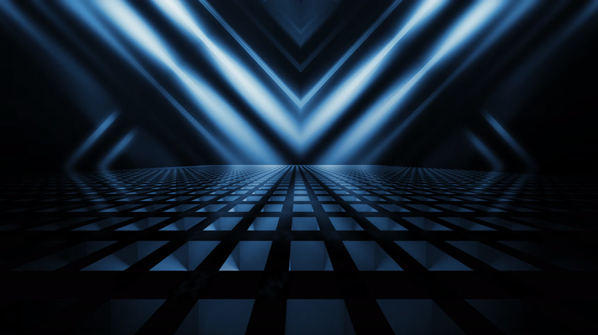 空背景场景湿路面上黑暗的街道反射光线霓虹灯在黑暗中,霓虹灯的身影,烟雾。街道,城市的夜景。抽象黑暗背景.