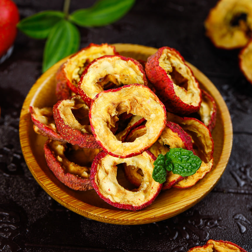 深底上的山楂圈