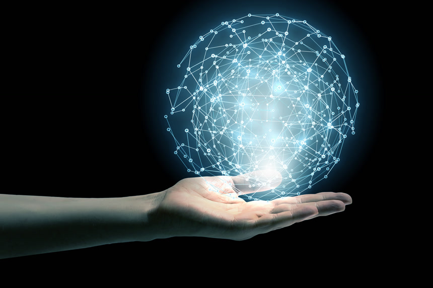 双手托起托举地球保护地球保护人类家园网络科技