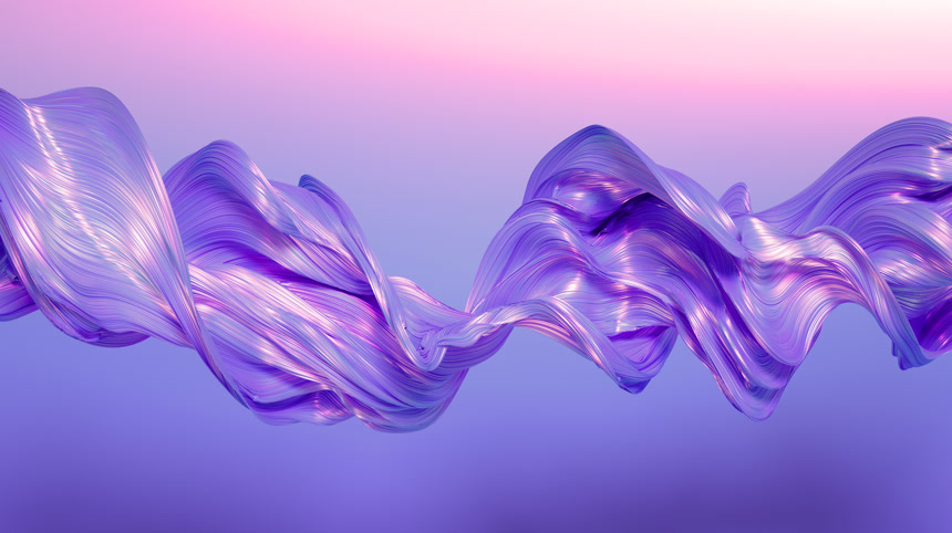 有条纹的绣花织物3D渲染素材