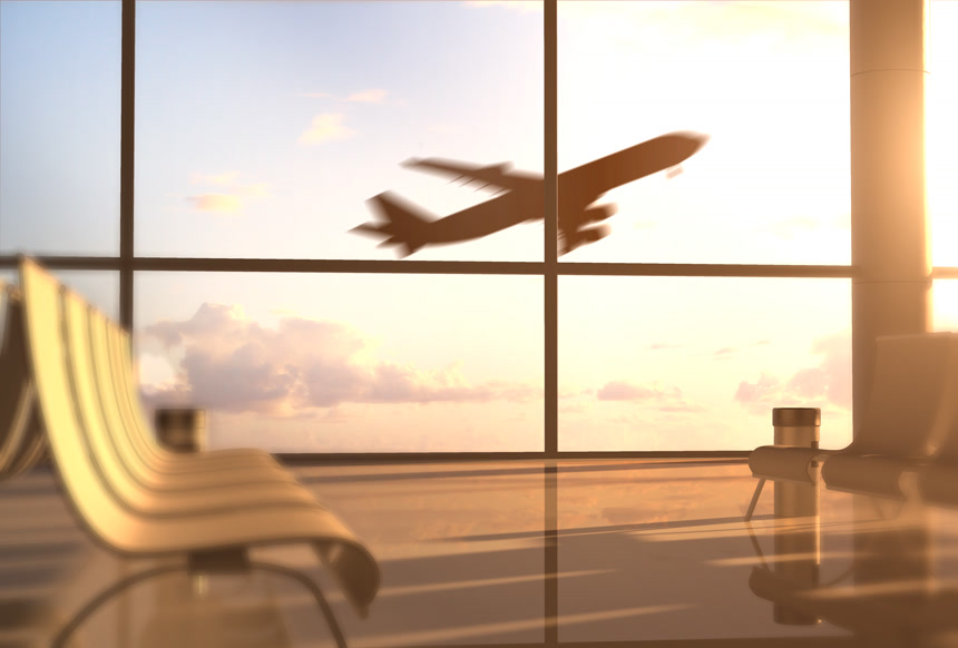 飞机场候机楼摄影图