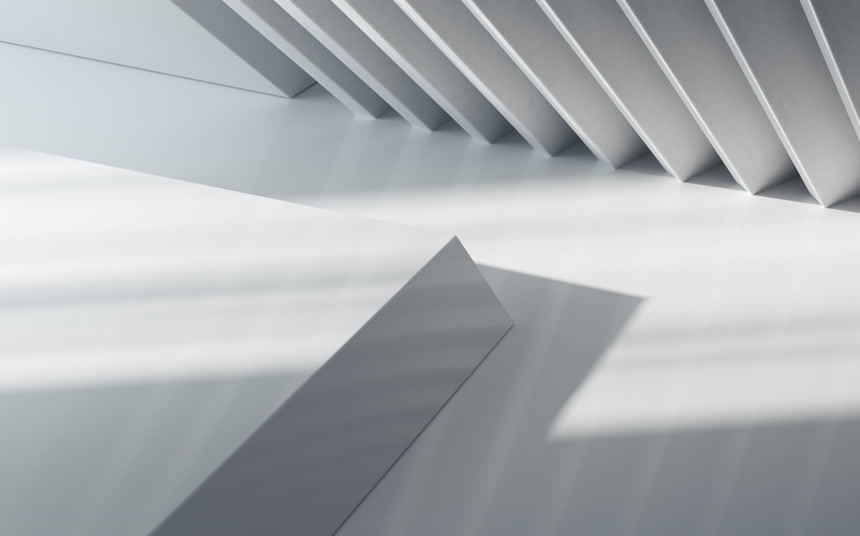 白色光影创意空间房产宣传