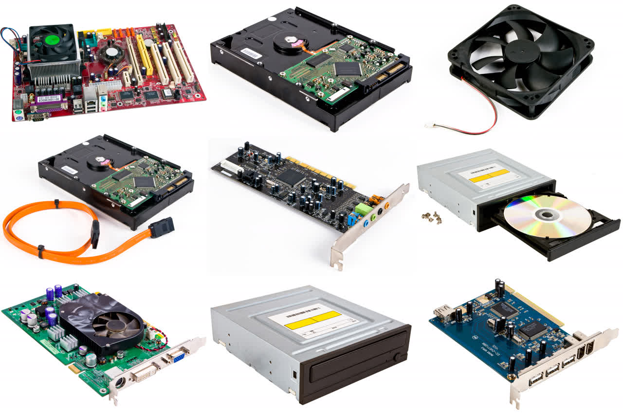 计算机组件图片科学技术