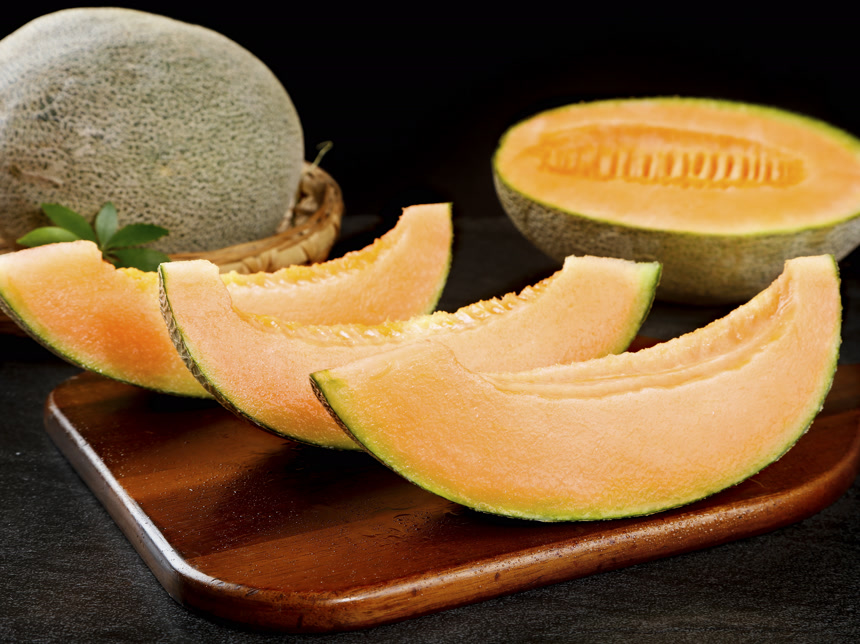 深底上的哈密瓜