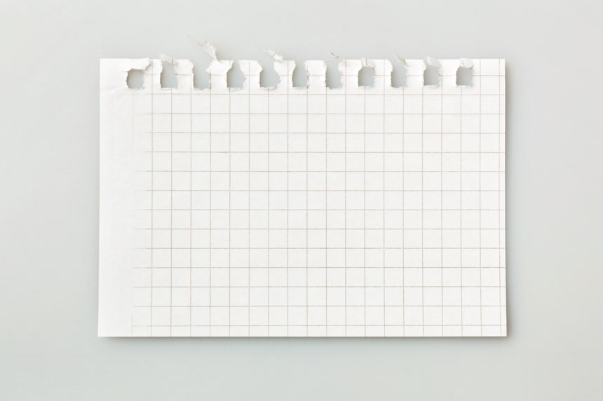 白色格子笔记本页面白底图