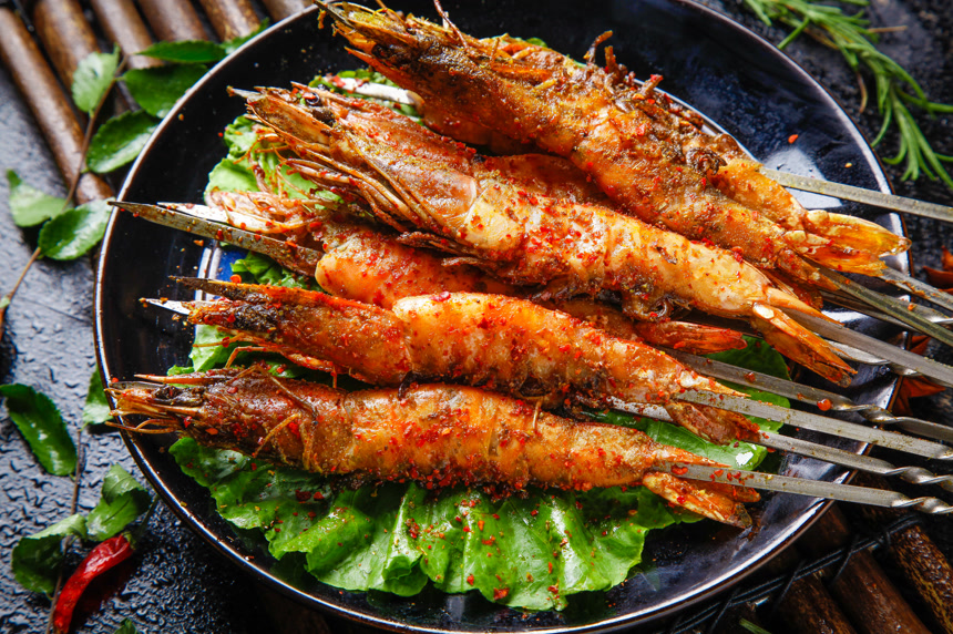 烧烤大虾