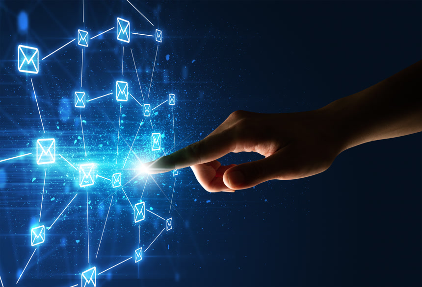 手指触摸界面 数字科技 网络空间 