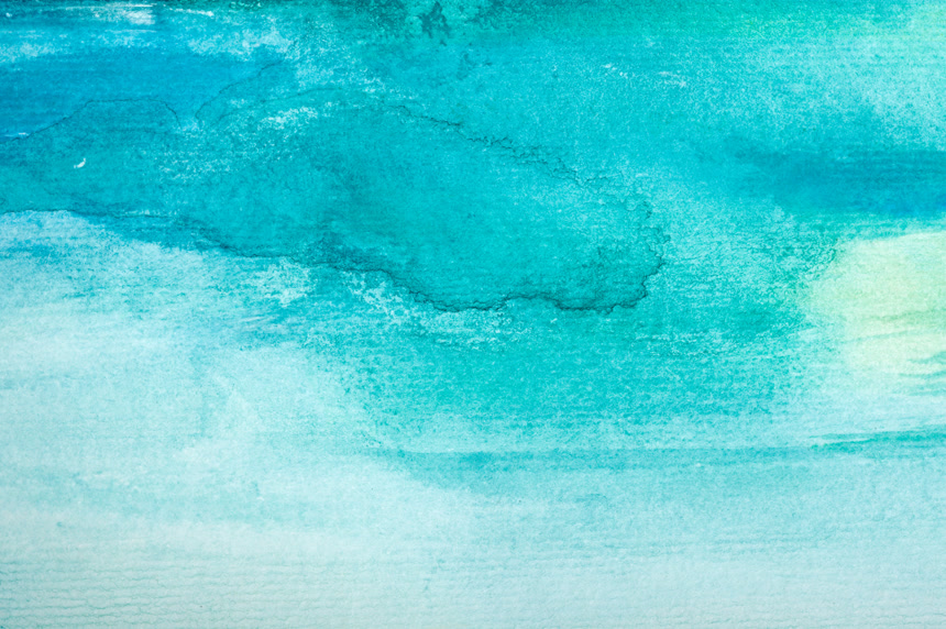 颜色的笔画水彩绘画艺术