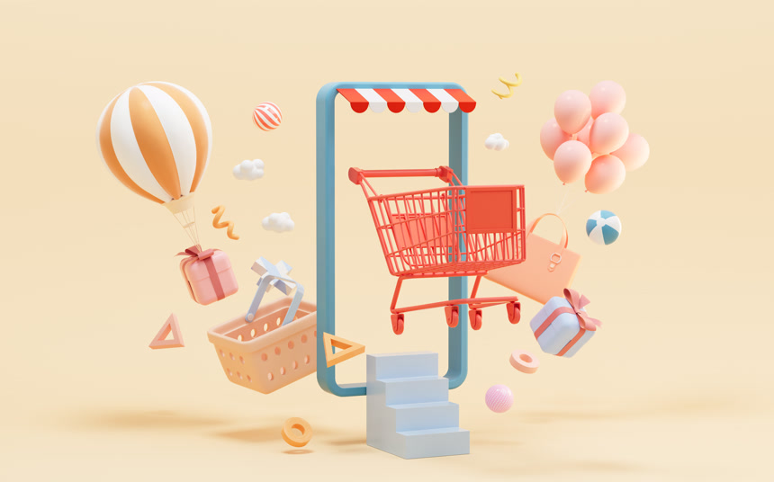 手机购物电子商务网购生活方式